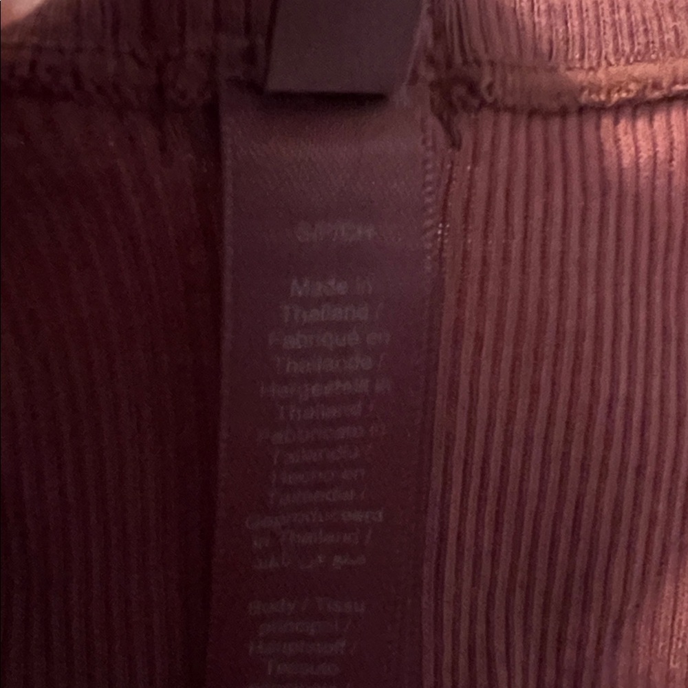 SKIMS Terracotta Ribbed Tank Top small nwot - Picture 3 of 5